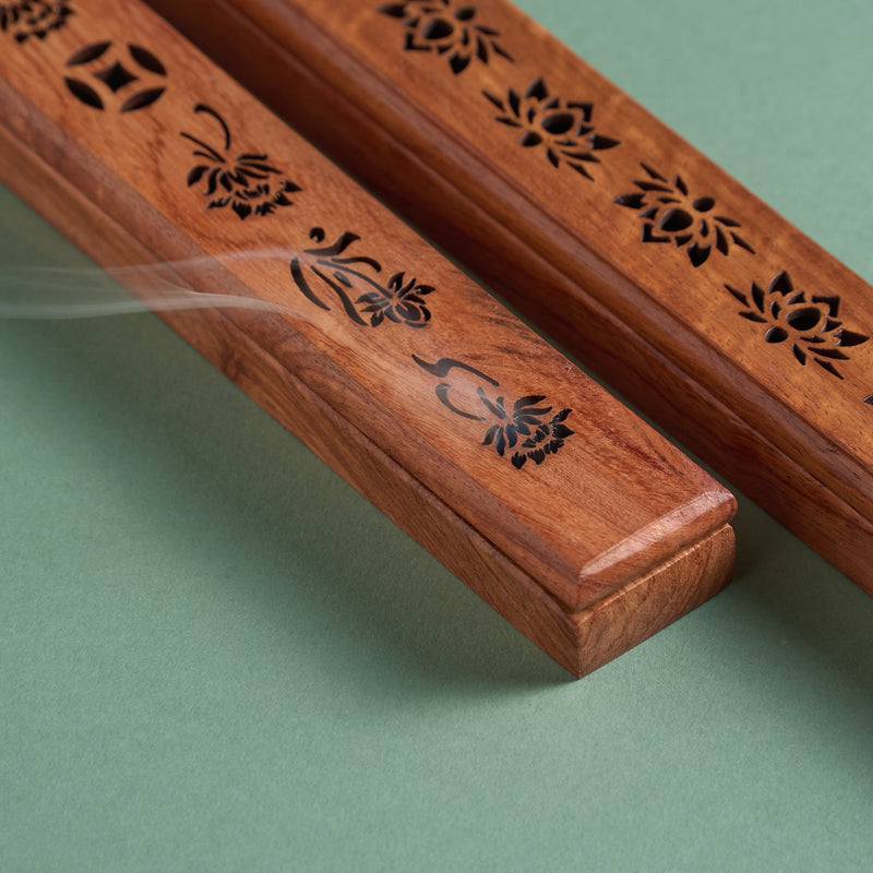 Hộp gỗ hương xông trầm thanh